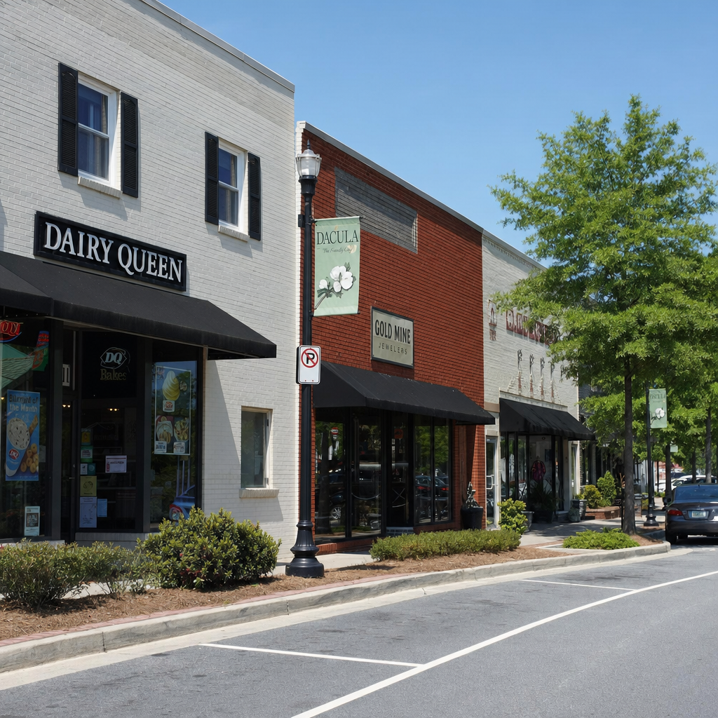Dacula Georgia aerial view