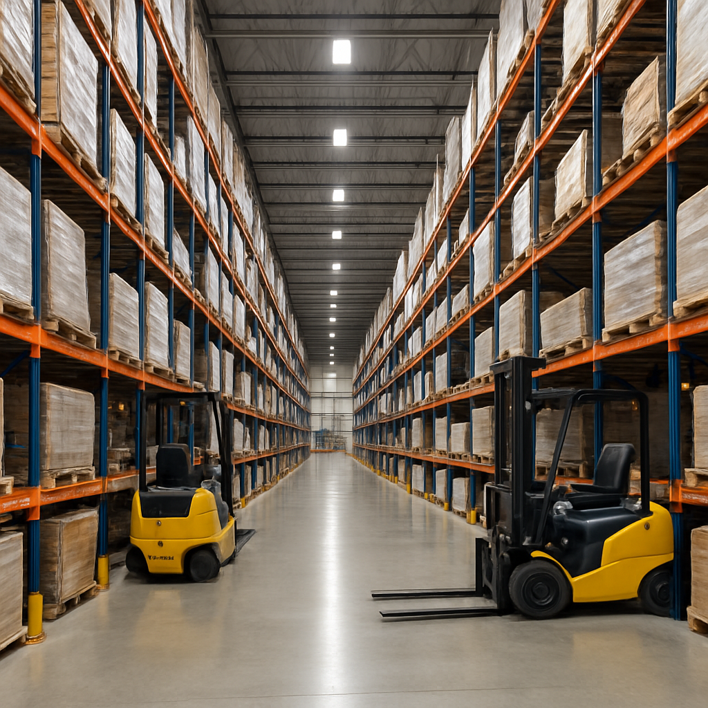 Owner and advisor reviewing inventory and margin reports in a Georgia industrial business.